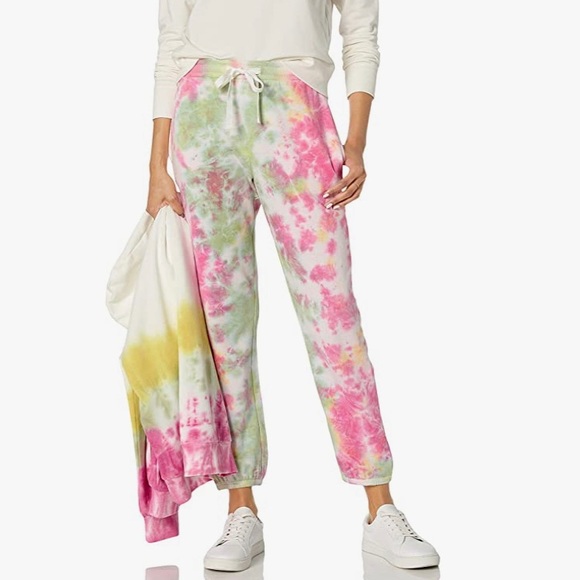 None Pants - THE DROP Multi Tie Dye Fleece Drawstring Sweatpants Jogger’s. Size-M